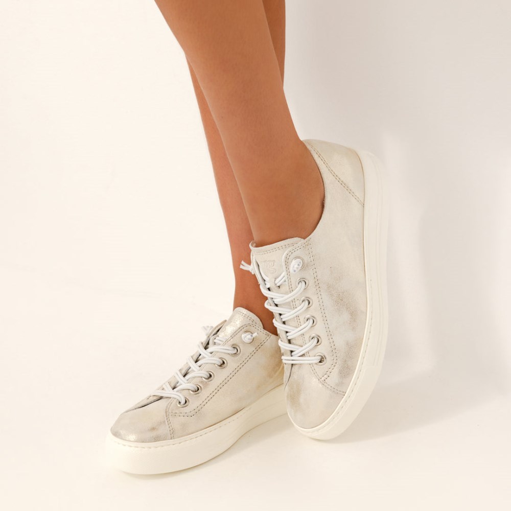 Paul Green Damen-Sneaker Hadley in Mineral Metallic