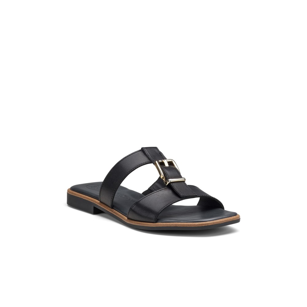 Paul Green Damen-Sandalen Dynamite SchwarzLeder