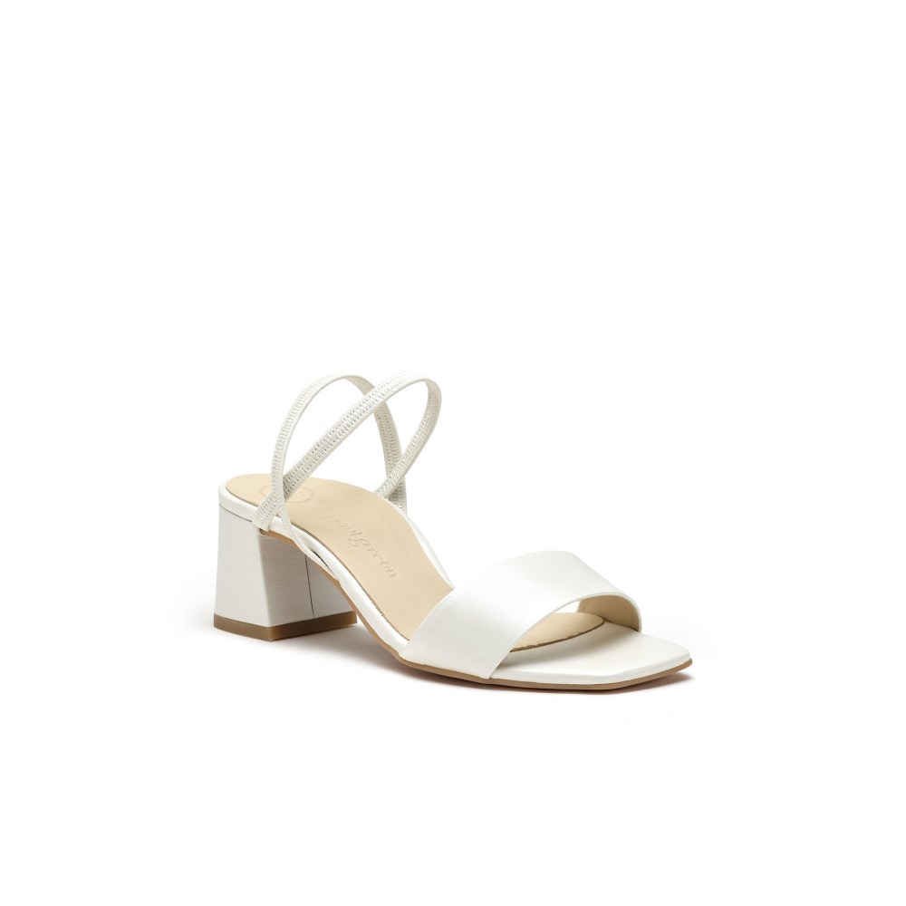 Paul Green Damen-Sandalen Destiny Perlmutt-Elfenbein Softnappa