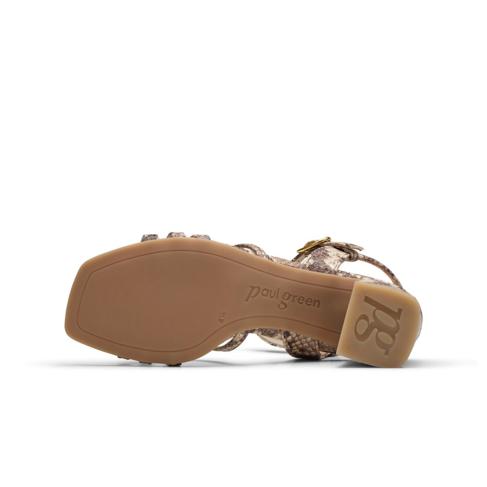 Paul Green Damen-Sandalen Delmonte Boa Sabbia