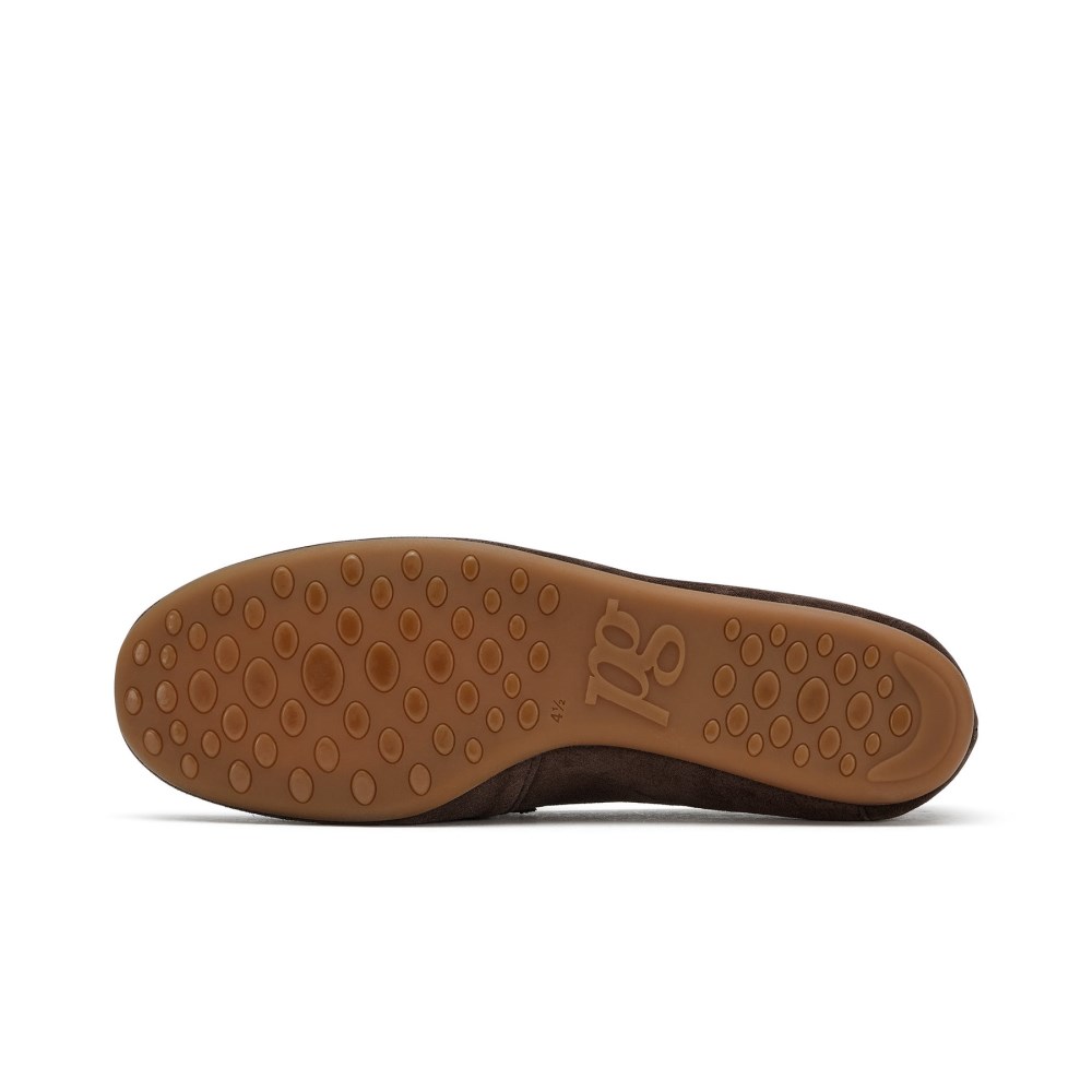 Paul Green Damen-Loafer Emerson aus genarbtem weichem Wildleder