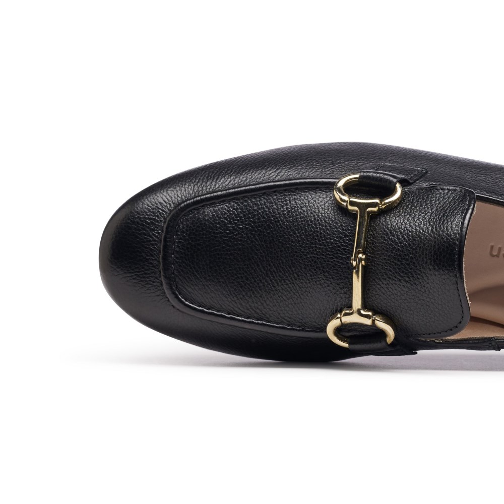 Paul Green Damen-Ballerinas Daphne schwarzes Leder